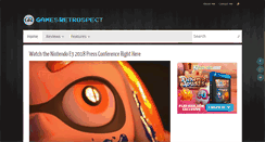 Desktop Screenshot of gamesretrospect.com
